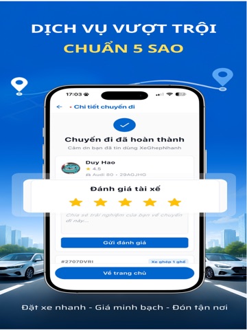 Xe Ghép Nhanh - Đặt xe iPad screenshot 5