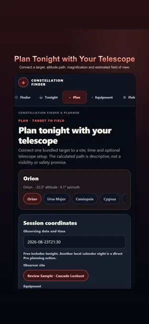 Constellation Finder & Planner screenshot 2