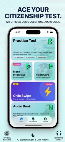 U.S Citizenship Test 2026 screenshot