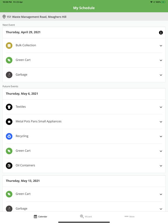 Eastern NS Waste Info iPad screenshot 3 - Reference app