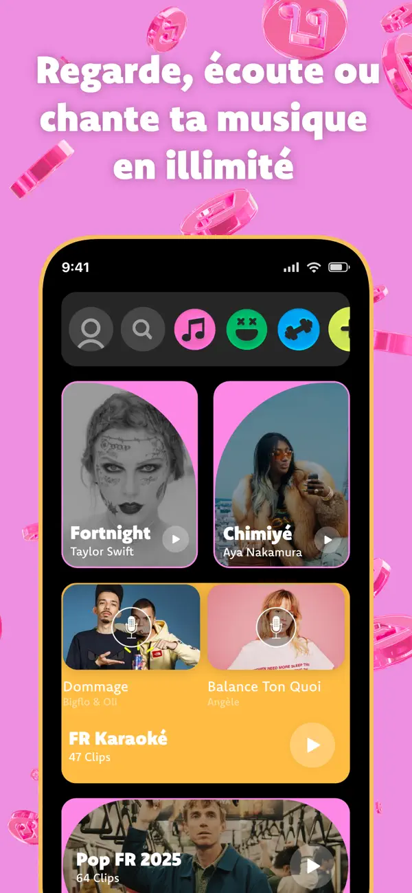 Screenshot #1 pour Playzer - Musique et Comédie