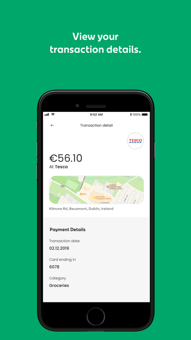 An Post Money Credit Card Screenshot