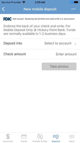 HPB Mobile Screenshot