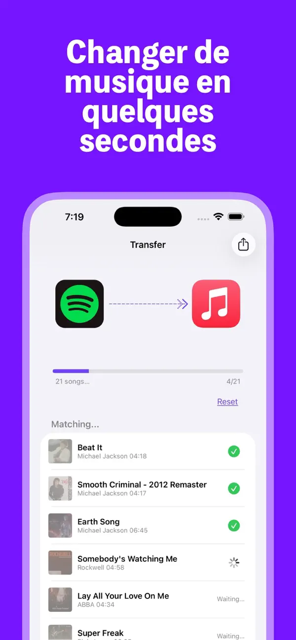 Screenshot #2 pour PlaylistPort：Ajustez Playlist