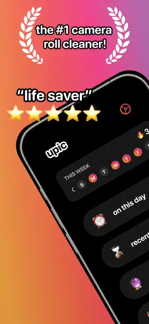 upic: camera roll cleaner screenshot 1