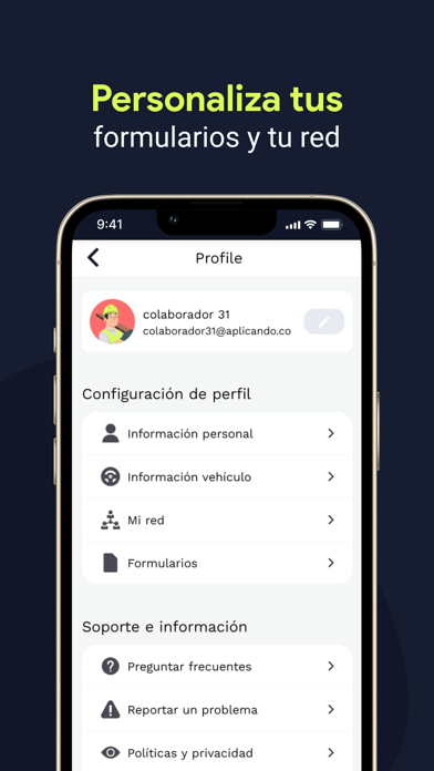 WIP Colaboradores screenshot