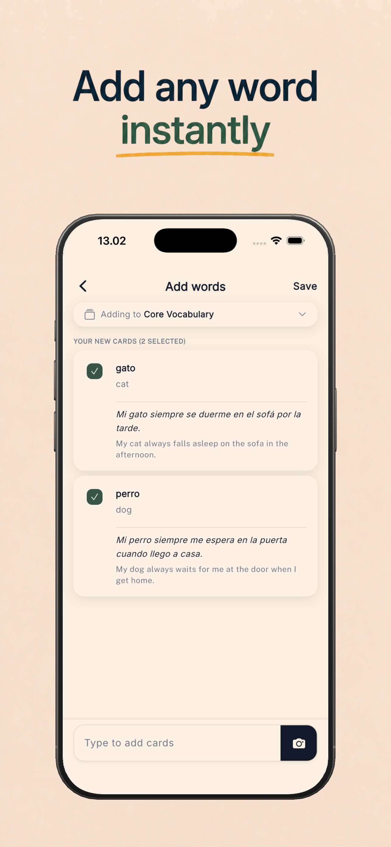 Screenshot 2 of Vocabulise: Learn languages