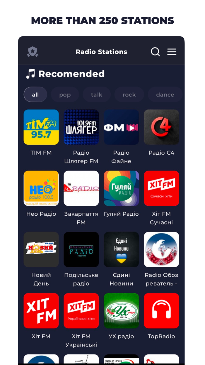 Radio Ukraine Online - FM  AM