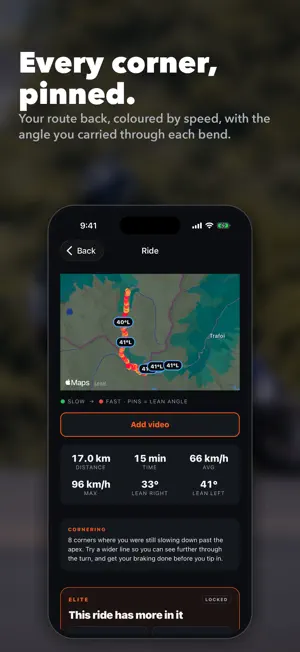 Apex: Motorcycle Lean Tracker screenshot 3