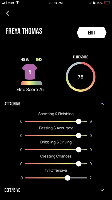 Elite Soccer Player iPhone screenshot 3 - Sports app