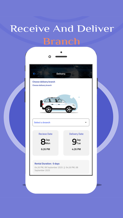 Screenshot 2 of أبوذياب لتأجير السيارات App