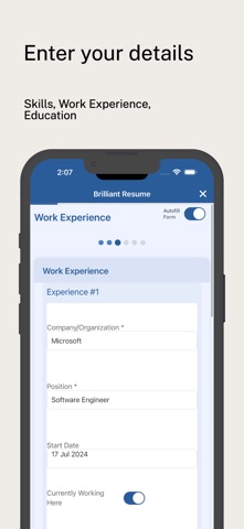 Brilliant Resume AI Screenshot 4 of 5