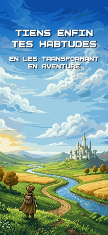 Pixelio - Habit tracker RPG iPhone screenshot 1