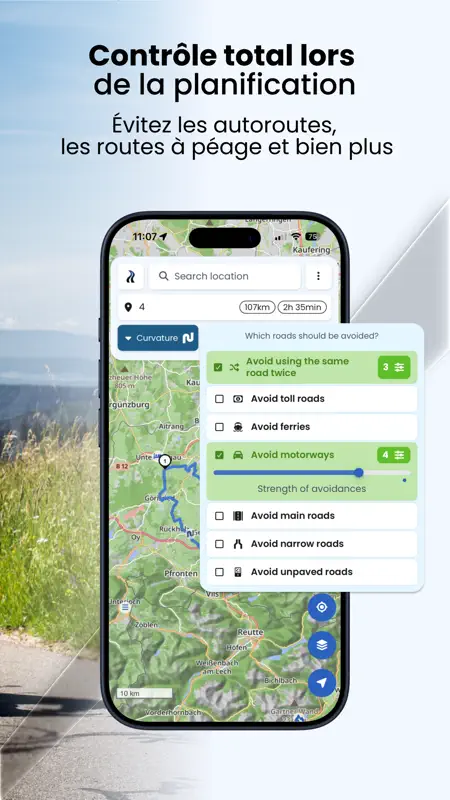 Kurviger navigation moto screenshot 5 of 10