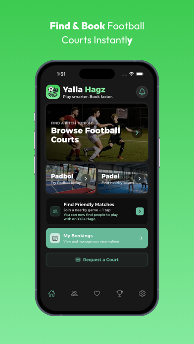 Screenshot 2 of Yalla Hagz - يلا حجز App