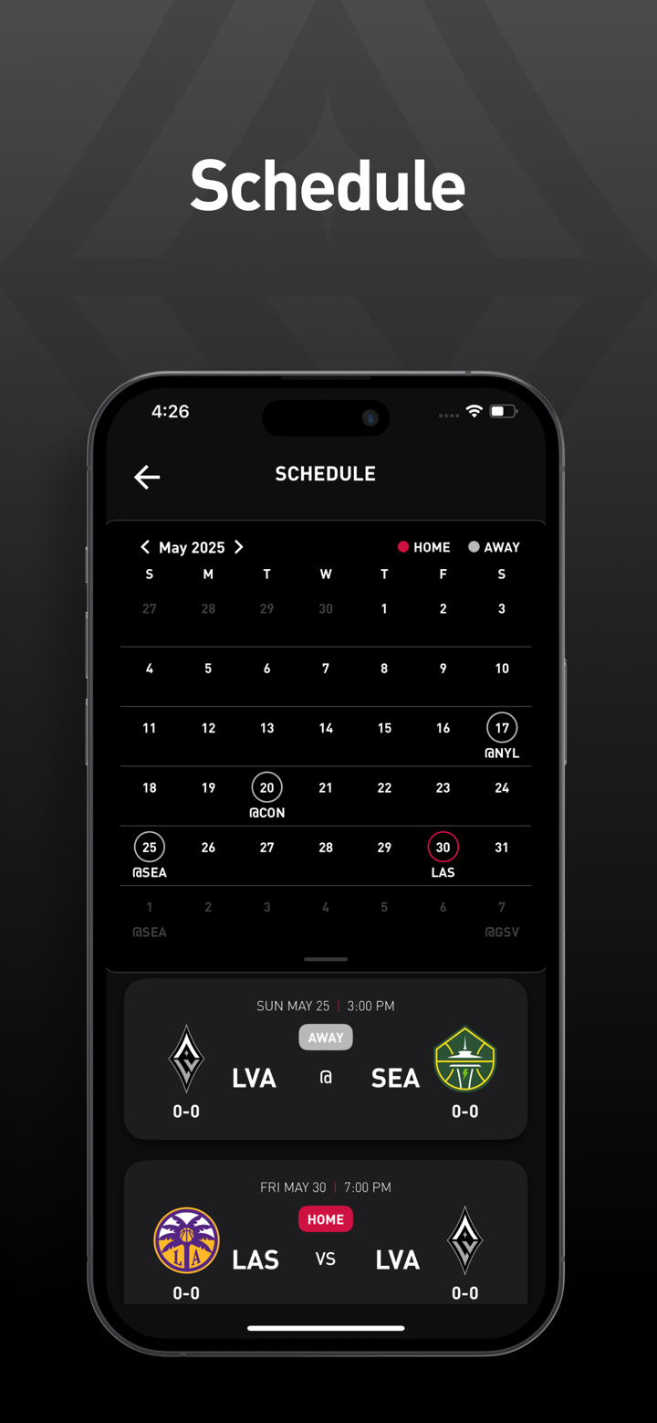 Las Vegas Aces App screenshot 3