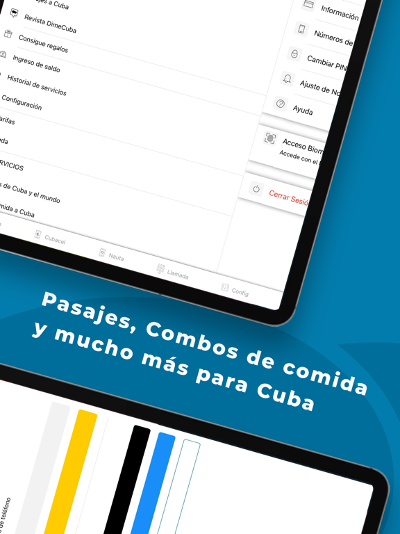 DimeCuba: Recharges & Calls iPad screenshot 4 - Utilities app