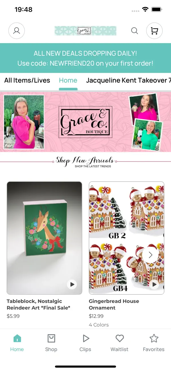 Screenshot #1 pour Grace Co Boutique