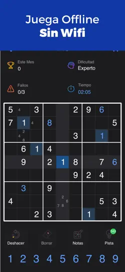 Captura de pantalla de Sudoku: Sin Anuncios Y Offline en iPhone 2