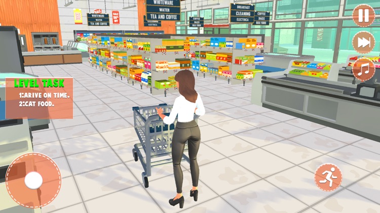 Supermarket Game simulator 3D