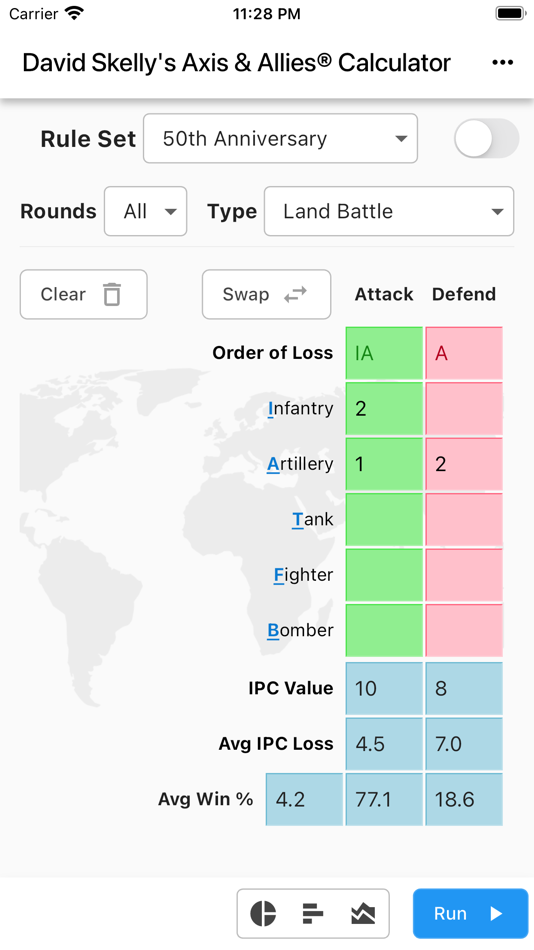 Skelly's AXIS&ALLIES® Calc - 2.5.0 - (macOS)