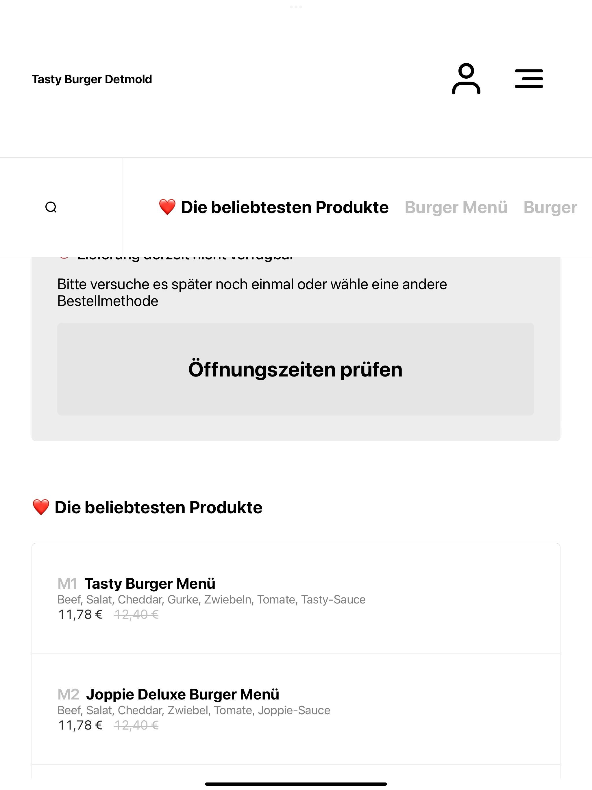 Tasty Burger Detmold screenshot 7