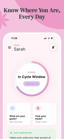 Sensa: Period & PCOS Tracker Screenshot 2 of 9