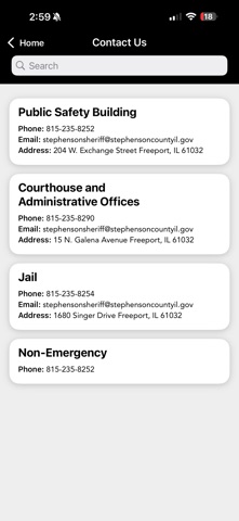 Stephenson County Sheriff IL Screenshot 2 of 3