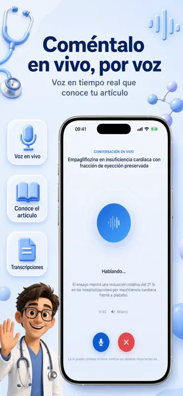 AtlasPaper: Resumen médico IA screenshot 2 of 3