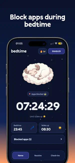 bedtime: get better sleep screenshot 1