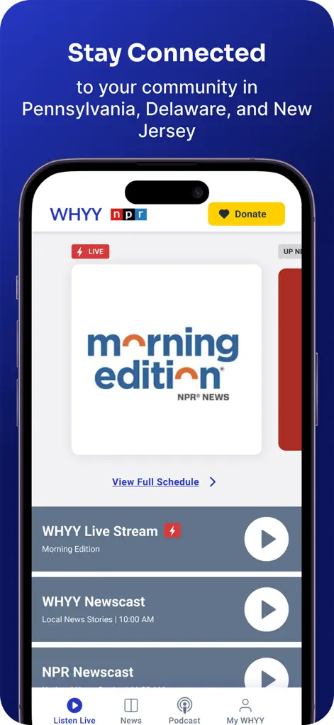 WHYY Listen: News & Podcasts - News App | MWM