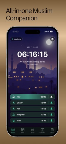 Prayer Times & Quran: WeIslam Screenshot 1 of 6