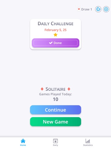 Solitaire. Daily Patience Game