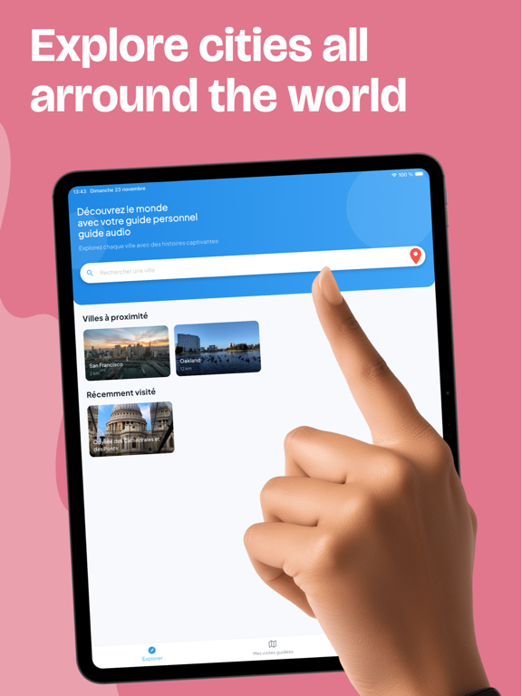 Narrando - Audio Tour Guide iPad screenshot