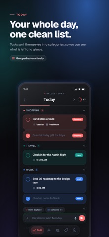Tudu - Smart Task Planner iPhone screenshot