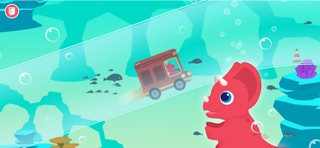 Dinosaur Car games for kids iPhone screenshot