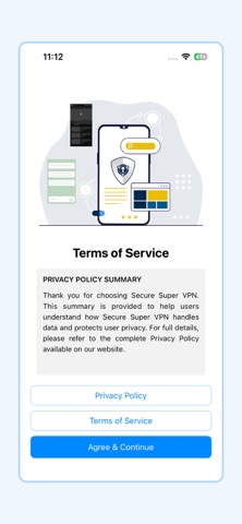 Secure Super VPN Screenshot 2 of 5