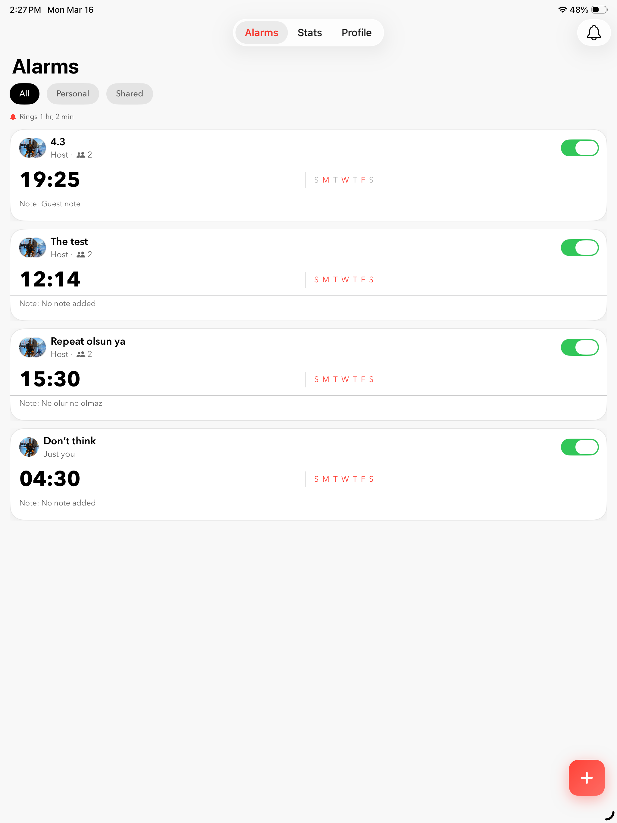 Ringlink: Group Alarm
