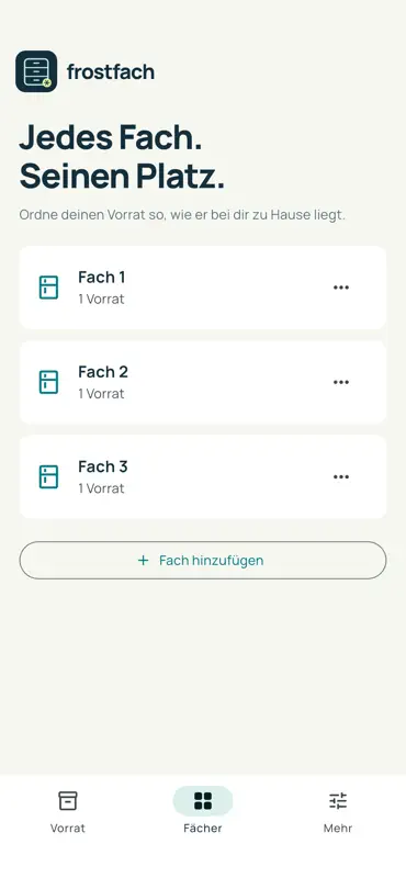 Frostfach – Gefriervorrat screenshot 1 of 3