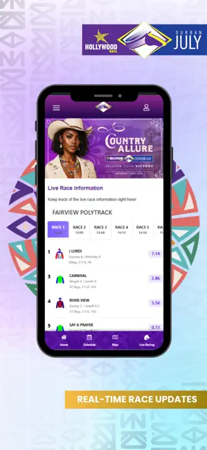 Hollywoodbets Durban July iPhone screenshot 2