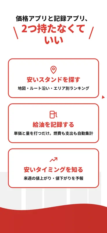 ガソナビ - ガソリン価格マップ&給油記録 screenshot 7 of 7