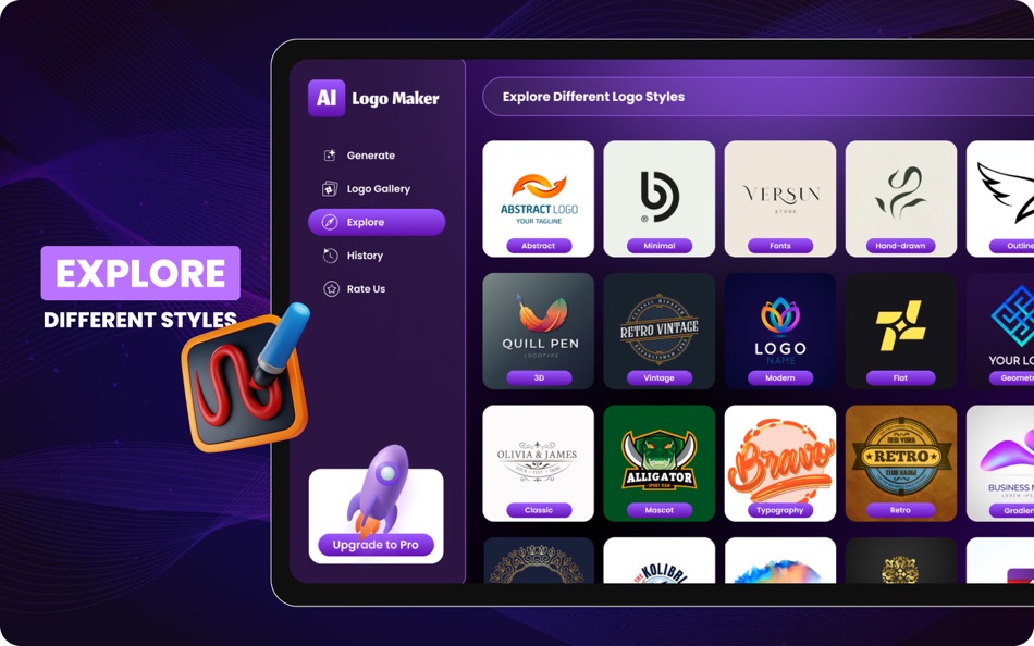 #3. Smart AI Logo Maker (macOS) 由: Muhammad Aslam