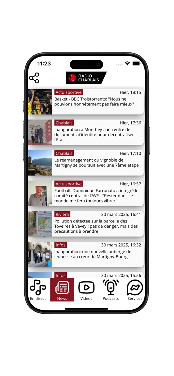 Screenshot #2 pour Radio Chablais