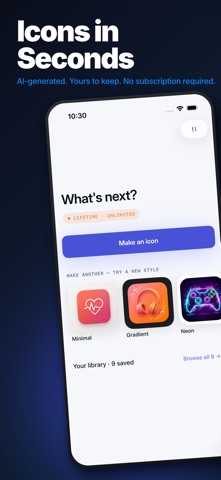 IconBundler: AI Icon Maker Screenshot 1 of 4