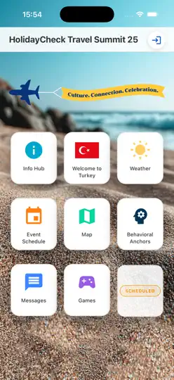 Screenshot von HolidayCheck Travel Summit 25 auf dem iPhone 1