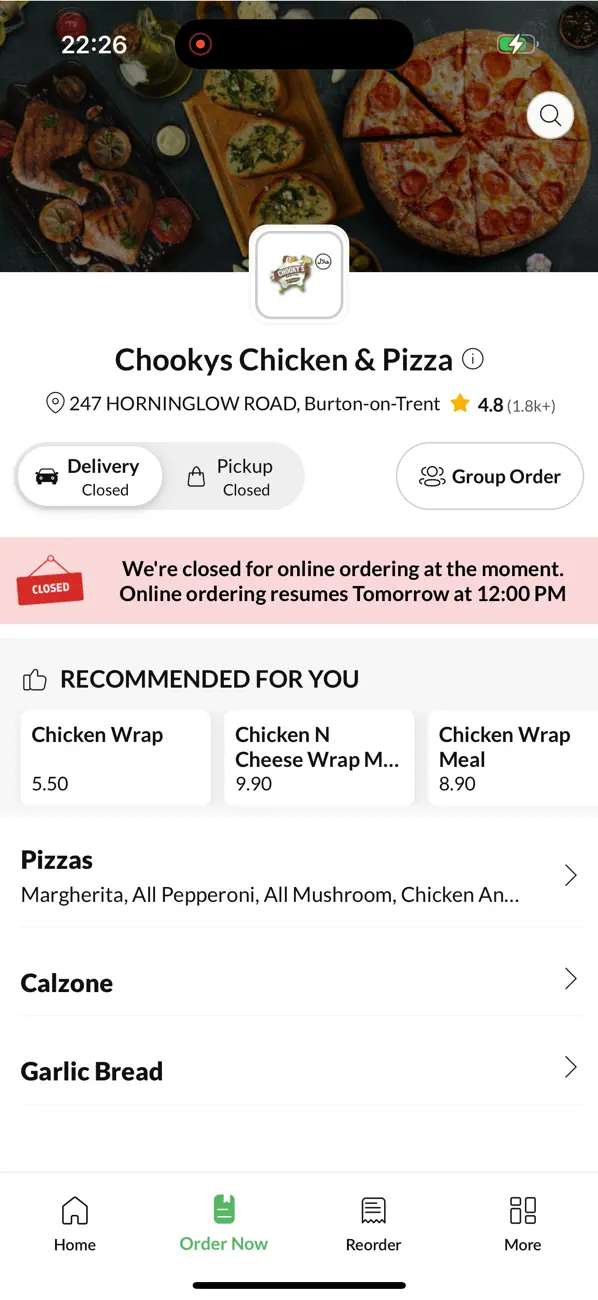 Screenshot #2 pour Chookys Chicken & Pizza