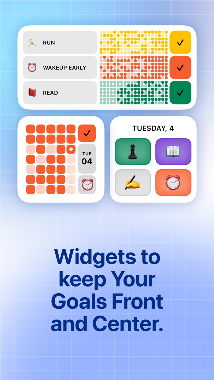 Goal tracker HabitGrid