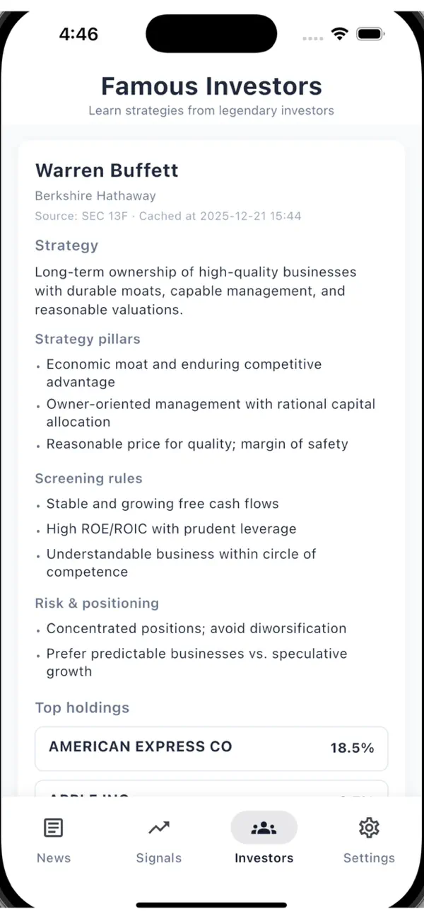 #4. SmartAlpha (iOS) Podle: Zhao Chen