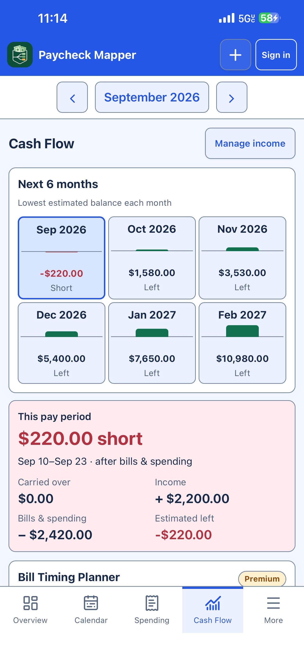 Screenshot 3 of Paycheck Mapper