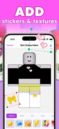 Skins & Avatars Clothes Maker screenshot 6